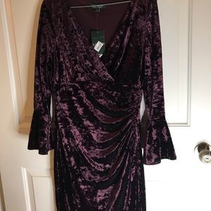 Ralph Lauren Purple velvet dress